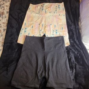 old navy active short bundle. balance legging go dry 8 inseam.